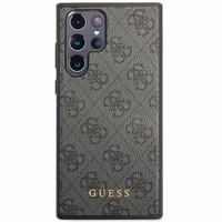 Guess GUHCS23LG4GFGR S23 Ultra S918 hall/hall hardcase 4G Metal kuldne Logo