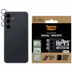 PanzerGlass Hoops Lens Protector Karastatud klaas jaoks Samsung Galaxy S25 FE