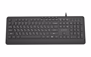 GEMBIRD KB-MCH-05-CYRL multimeedia klaviatuur USB, kirillitsa, must