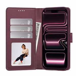 Tech-Protect Wallet MagSafe ümbris mudelile iPhone 17 Pro Max / 18 Pro Max – bordoopunane