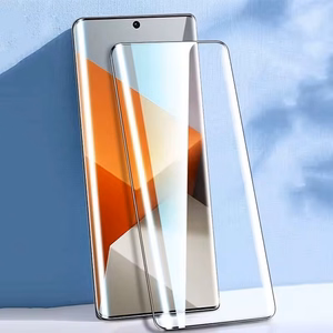 Закалённое стекло Hard Full Glue 5D Xiaomi Redmi Note 13 Pro Plus 5G чёрный