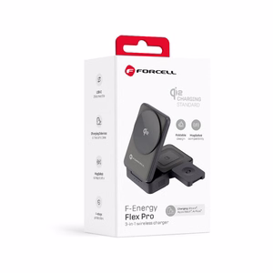 Juhtmevaba charging station Forcell 3in1 (F-05) (MagSafe) (Phone; Pods; Watch) 15W