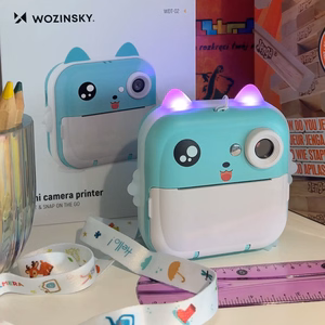 Wozinsky WDT-02 Thermal Printer Camera for Kids - Blue