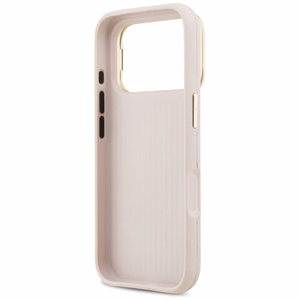 GUESS ümbris jaoks IPHONE 17 Pro GUHCP17LPCS4GSP (Grained PU Big 4G & Stand Camera) roosa