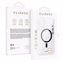 Liavec Glossy Magsafe Clear Ümbris do Iphone 16 must