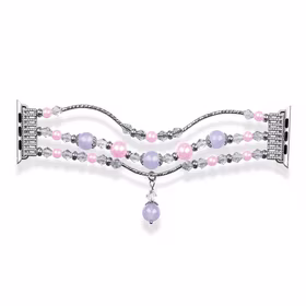 Bracelet loop jaoks Apple Watch 42/44/45 design 4 hõbedane-purple