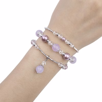 Bracelet loop jaoks Apple Watch 38/40/41 design 4 hõbedane-purple