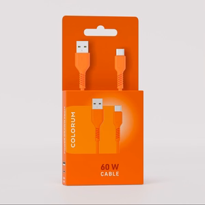 COLORUM kaabel USB-A - USB-C 1,8m 3A CK60-AC-10 xOrange