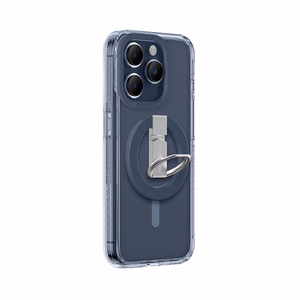 Amazing Thing Titan Pro Mag Ring Grip Ümbris 10FT IP156.1PTRBU jaoks Iphone 15 Pro tumesinine