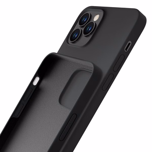 3mk Silicone Ümbris jaoks iPhone 12 Pro Max - must