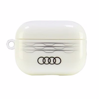 Audi IML Geometric Pattern Ümbris jaoks AirPods Pro 2 - valge