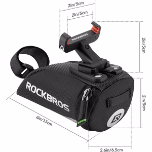Rockbros C28 sadulaalune jalgrattakott – must