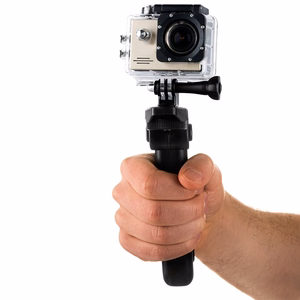 Крепление с мини-штативом для экшн-камер GoPro SJCAM черное