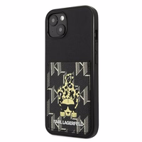 Karl Lagerfeld Karlimals Cardslot ümbris jaoks iPhone 13 - must