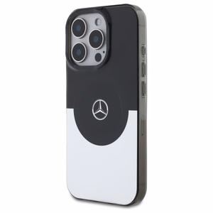 Mercedes Double Layer BiColor MagSafe ümbris jaoks iPhone 16 Pro - hõbedane