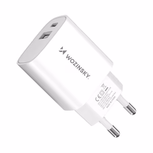 Wozinsky WGWCW USB-A USB-C 20W Wall Laadija - valge