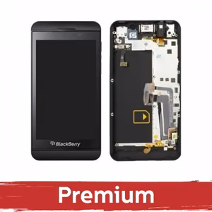 LCD ekraan Blackberry Z10 3G valge raamiga OEM