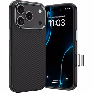 Benks Magnetic Armor Pro Kevlar Ümbris Metal Frame 600D (A070) jaoks Iphone 17 Pro Max must (Camera Control Button)