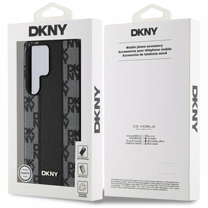 DKNY Leather Checkered Pattern MagSafe Ümbris jaoks Samsung Galaxy S25 Ultra Must