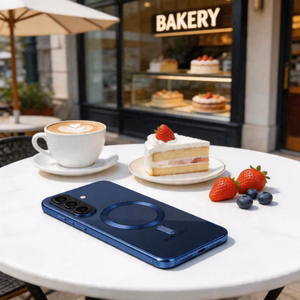 Tech-Protect MagFlex MagSafe ümbris Samsung Galaxy A57 5G jaoks - läbipaistev sinine
