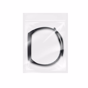 Silikoon strap jaoks XIAOMI Mi Band 5 / 6 / 7 must (01)