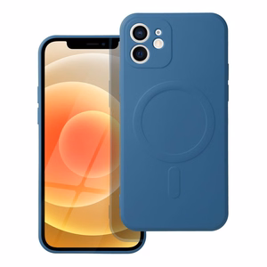 SILICONE MAG ÜMBRIS compatible with MagSafe jaoks IPHONE 12 sinine