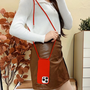 Strap Silicone Ümbris jaoks Iphone 13 Pro design 1 punane