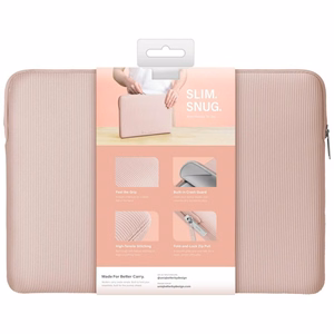 Uniq Cyprus Ridge Edition Laptop Sleeve jaoks 14" laptops, water-resistant neoprene, roosa
