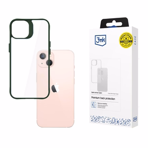 3mk Satin Armor Ümbris+ roheline jaoks Apple iPhone 14 - läbipaistev