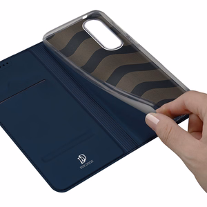 DUX DUCIS wallet case SKIN PRO jaoks SAMSUNG S25 Edge sinine