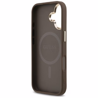 GUESS ümbris jaoks IPHONE 17 compatible with MagSafe GUHMP17SP4GTDGMW (4G PU W/ Triangle Logo) kuldne brown