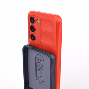 Magic Shield Ümbris jaoks Samsung Galaxy S23+ flexible armored cover sinine