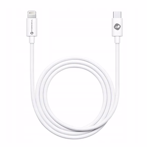 Kaabel USB C to Lightning Forcell F-Energy PD 27W Tube 1 m C291 valge