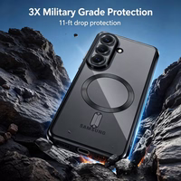 Tech-Protect MagFlex Ümbris for Samsung Galaxy S26+ - läbipaistev must