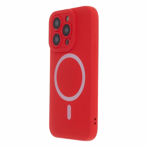 Silicon Soft Mag чехол iPhone 15 Pro Max 6,7" красный