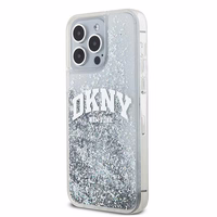 DKNY Liquid Glitter Big Logo ümbris jaoks iPhone 15 Pro - valge