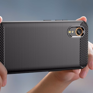 Tech-Protect TPUCarbon Ümbris jaoks Samsung Galaxy XCover 7 - must
