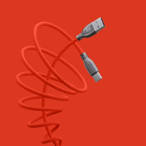 Forever Tornado kaabel USB - USB-C 1,0 m 3A punane