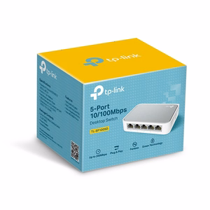 TP-Link TL-SF1005D коммутатор Fast Ethernet 10/100 белый