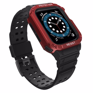Protect Rihm Apple Watchi 38/40/41mm rihmale - must, punane
