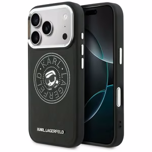 Karl Lagerfeld Point & Karl Sketch MagSafe Ümbris for iPhone 17 Pro Max - must