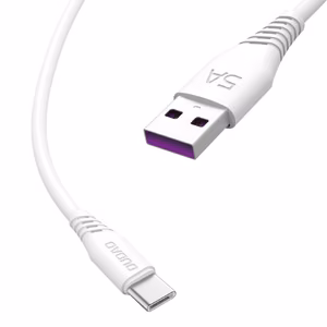 Dudao cable USB / USB Type C 5A cable 2m valge (L2T 2m valge)