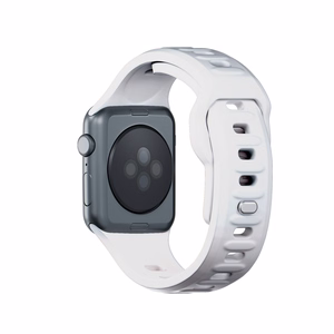 3mk Silicone Watch Strap for Apple Watch 42 / 44 / 45 / 49 mm - white