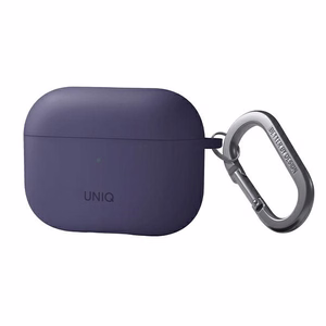 Чехол Uniq Nexo для AirPods Pro 2 + заушные крепления — фиолетовый