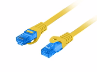 LANBERG PATCHCORD S/FTP CAT.6A 3M kollane LSZH