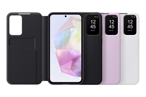 ZA356CWEGWW Smart View Wallet ümbris Samsung Galaxy A35, valge