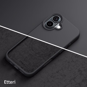 Etteri Silikoonist Mag ümbris iPhone 16 Plus 6,7" must