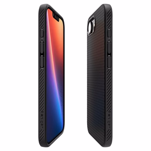 Spigen Liquid Air iPhone 16e Ümbris - Matte must
