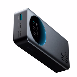 Joyroom JR-PBF05 Pro 30000mAh 65W Powerbank Digitaalse Ekraaniga 2x USB-C 1x USB-A - Must