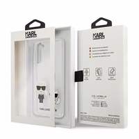 Karl Lagerfeld Karl&Choupette ümbris Samsung Galaxy S21+ jaoks - Läbipaistev